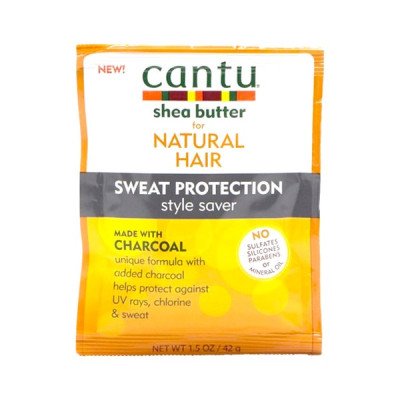 CANTU - SHEA BUTTER FOR NATURAL HAIR SWEAT PROTECTION STYLE SAVER WITH CHARCOAL 1.5OZ