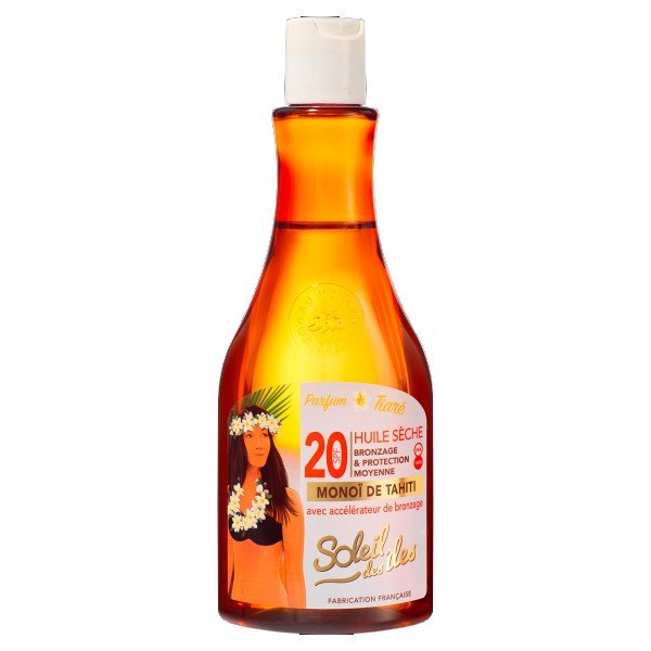 Soleil des iles – HUILE BRONZANTE SÈCHE SPF 20