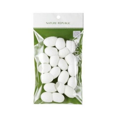 Nature republic - Boule de soie naturelle fraîche nettoyantes pour le visage 20 unité