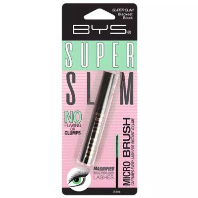 Bys - Super Slim Mascara Blackest Black