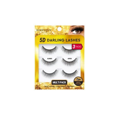 Absolute NewYork - 5D DARLING LASHES - 3 PAIRS ASPEN