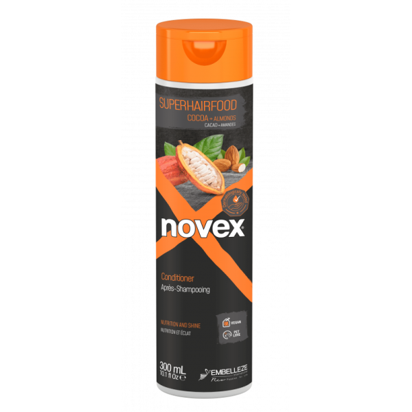 NOVEX - APRES-SHAMPOOING SUPERFOOD CACAO AMANDE 300 ML