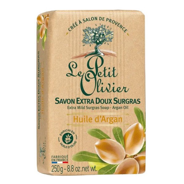 Le petit olivier - Savon Extra Doux Surgras Huile d'Argan , 250g