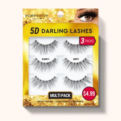Absolute New York 5D DARLING LASHES - 3 PAIRS AMITY Absolute New York 5D DARLING LASHES - 3 PAIRS AMITY