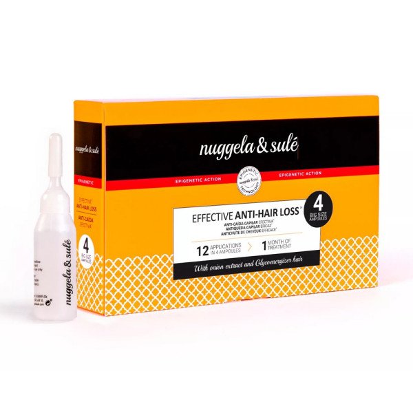 Nuggela & Sulé - Pack 4 Ampoules efficaces contre la perte de cheveux
