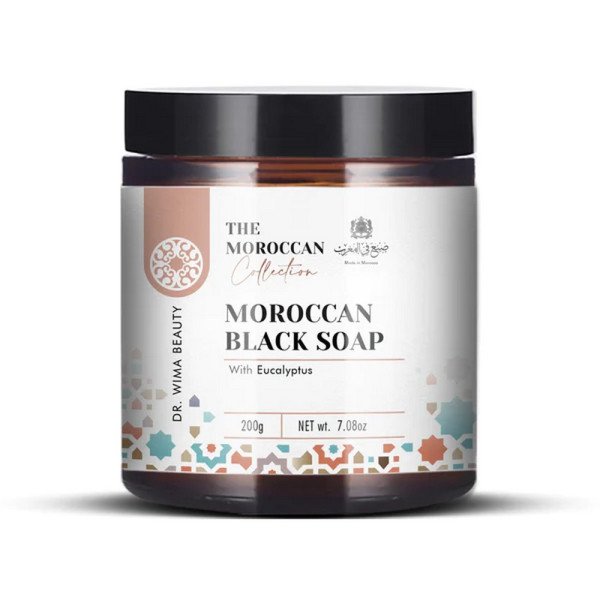 Dr wima beauty - Moroccan Black Soap With Olive & Eucalytus essential oil