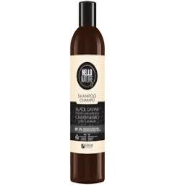 Hello Nature - Shampoing force et nutrition au caviar noir, 300 ml