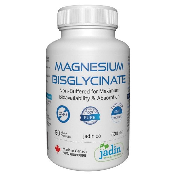 Bisglycinate de magnésium 500 mg - Pure - Sans remplissage - Non tamponné - 90 gélules végétales