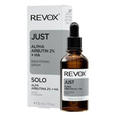 Revox - JUST ALPHA ARBUTIN 2% + HA BRIGHTENING SERUM, 30ml Revox - JUST ALPHA ARBUTIN 2% + HA BRIGHTENING SERUM, 30ml