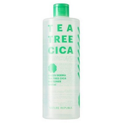 NATURE REPUBLIC - GREEN DERMA TEA TREE CICA TONER 300 ML