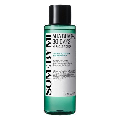 SOME BY MI - AHA. BHA. PHA 30 DAYS MIRACLE TONER 150ML SOME BY MI - AHA. BHA. PHA 30 DAYS MIRACLE TONER 150ML