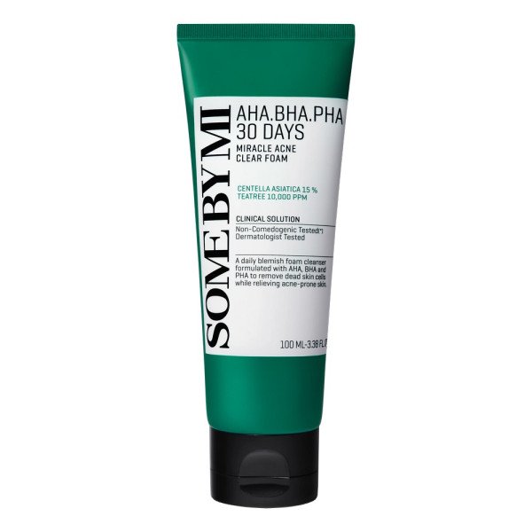 SOME BY MI - AHA. BHA. PHA 30 DAYS MIRACLE ACNE CLEAR FOAM 100ML