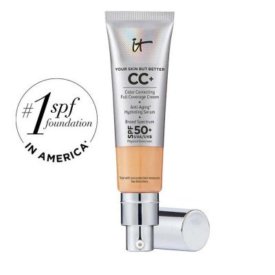 IT COSMETICS - CC+ CREAM FULL-COVERAGE FOUNDATION WITH SPF 50+