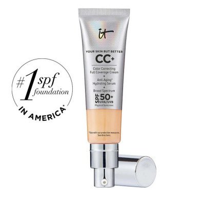 IT COSMETICS - CC+ CREAM FULL-COVERAGE FOUNDATION WITH SPF 50+