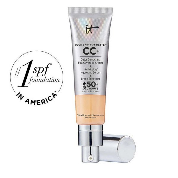 IT COSMETICS - CC+ CREAM FULL-COVERAGE FOUNDATION WITH SPF 50+