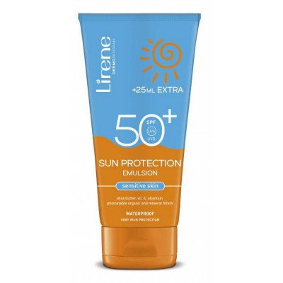 LIRENE EMULSION SPF50+ 175ML CORPS ET VISAGE ENFANTS ET ADULTES