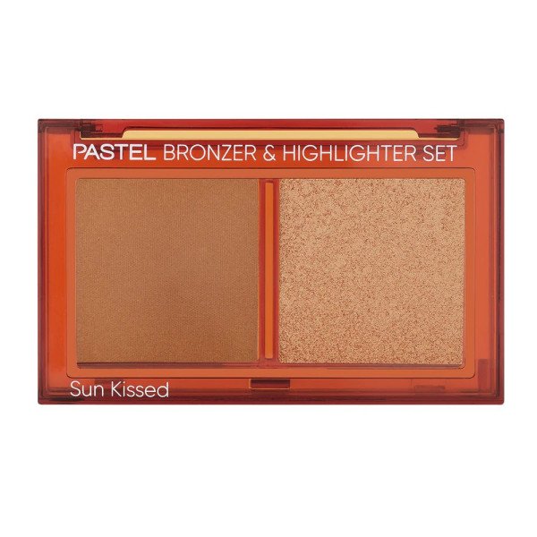 Pastel - Profashion Bronzer & Highlighter Set Sun Kissed 02 Tan Bronze & Heat Glow