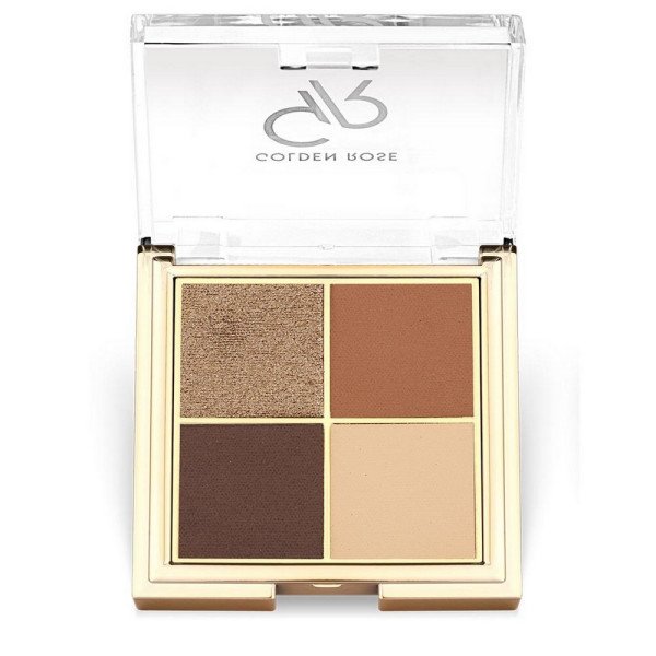 Golden rose - QUATTRO EYESHADOW PALETTE 04 Coffee dream