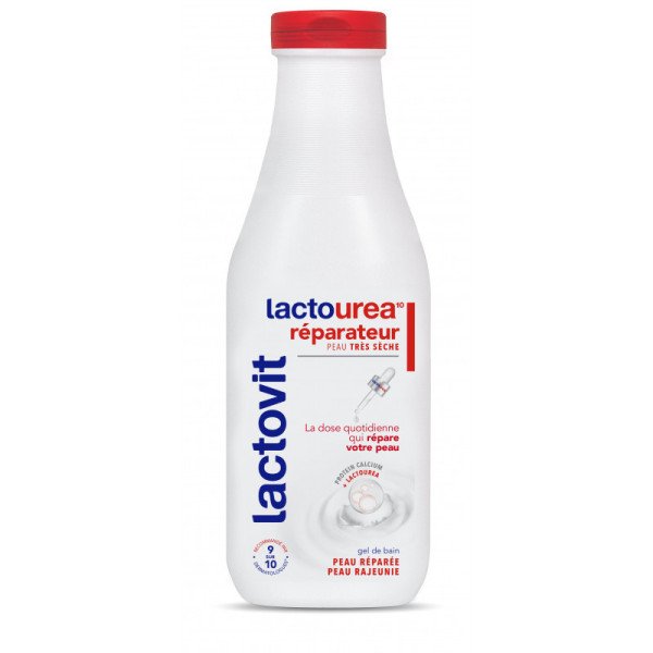 Lactovit Gel de Bain Réparateur Lactourea 600ml