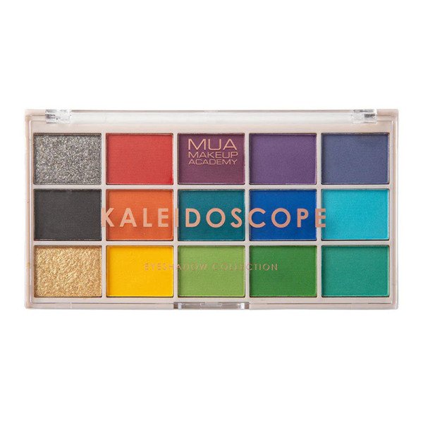 MUA MAKEUP ACADEMY : MUA 15 SHADE EYESHADOW PALETTE – KALEIDOSCOPE