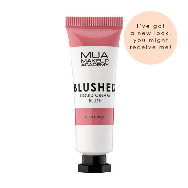 MUA MAKEUP ACADEMY :MUA BLUSHED LIQUID CREAM BLUSHER - DUSKY ROSE