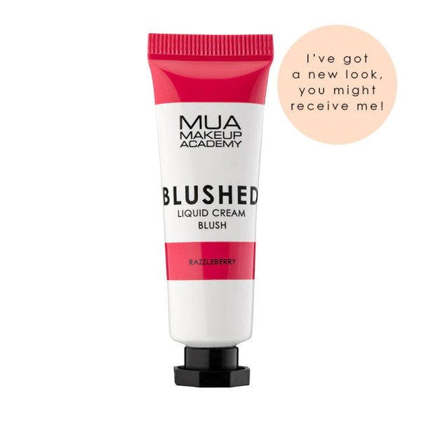 MUA MAKEUP ACADEMY : MUA BLUSHED LIQUID CREAM BLUSHER - RAZZLEBERRY