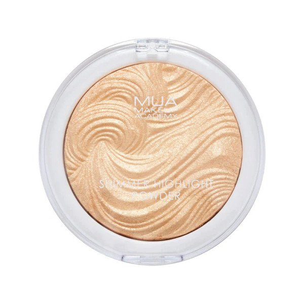 MUA MAKEUP ACADEMY :MUA SHIMMER HIGHLIGHT POWDER - GOLDEN SCINTILLATION