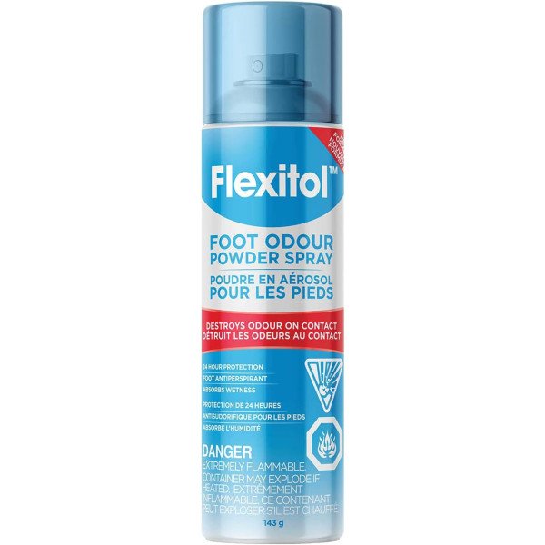 FLEXITOL - FOOT ODOUR POWDER SPRAY POUR LES PIEDS