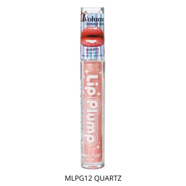 Absolute New York -  PLUMP JEWEL GLIMMER GLOSS 2.5 ML - MLPG12 QUARTZ-