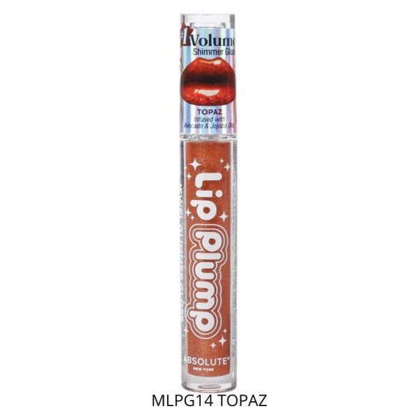 Absolute New York -  PLUMP JEWEL GLIMMER GLOSS 2.5 ML - MLPG14 TOPAZ-