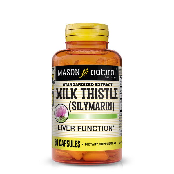 MASON NATURAL - MILK THISTLE SILYMARIN 60 CAPSULES