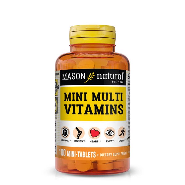 MASON NATURAL -MINI MULTI VITAMINS 100 MINI TABLETTES