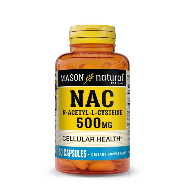 MASON NATURAL -  NAC N ACETYL L CYSTEINE 500 MG 60 CAPSULES