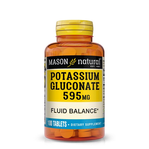 MASON NATURAL - POTASSIUM GLUCONATE 550 mg – 100 comprimés