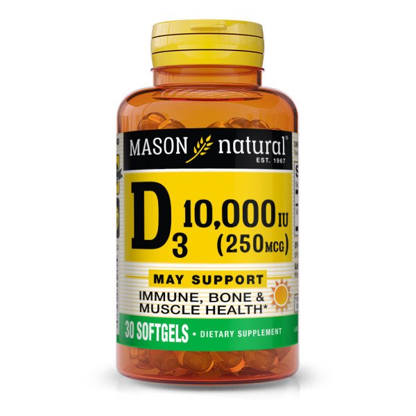 MASON NATURAL - Vitamin D3 10000iu (250mcg)