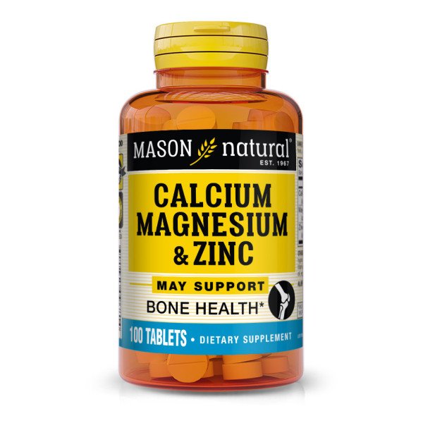 MASON NATURAL - Calcium Magnesium & Zinc • 100 comprimés