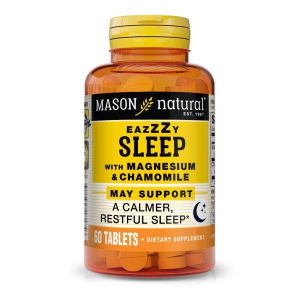 MASON NATURAL - Eazzzy Sleep Mg + Camomille • 60 comprimés