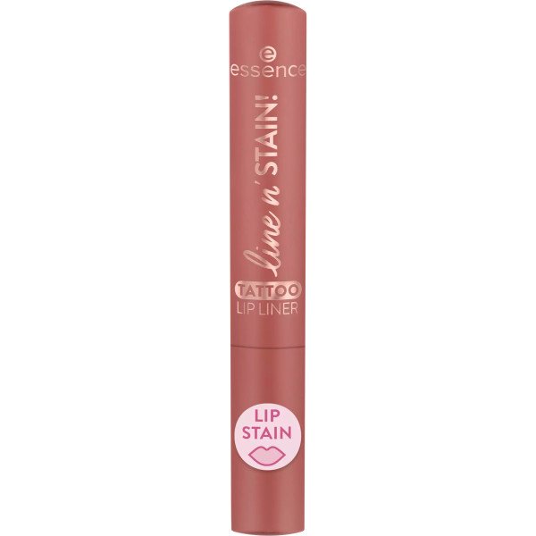 ESSENCE  --CRAYON À LÈVRES LINE N’ STAIN TATTOO 02 - Must Have Brown