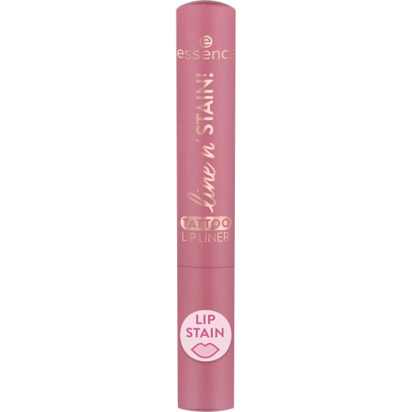 ESSENCE  --CRAYON À LÈVRES LINE N’ STAIN TATTOO 01 - Everyone's Nude-Pink