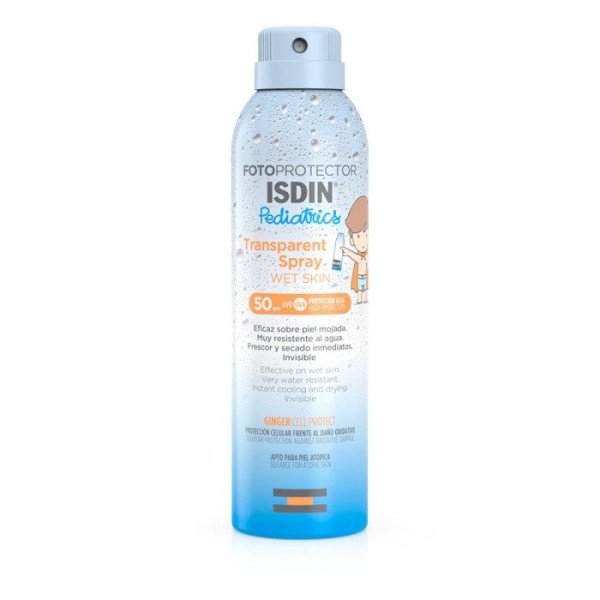 ISDIN - FOTOPROTECTOR PEDIATRICS TRANSPARENT SPRAY WET SKIN SPF 50 — ISDIN (250 ml)
