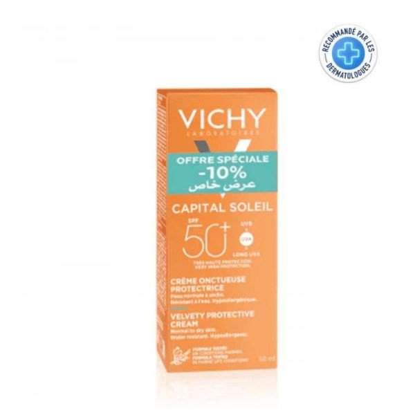VICHY - CAPITAL SOLEIL CRÈME ONCTUEUSE PEAU NORMALE À SÈCHE SPF 50+ — VICHY (50 ml)