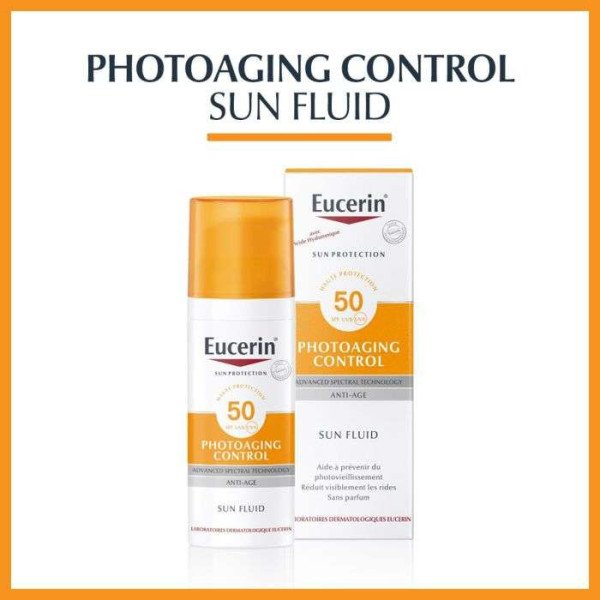 EUCERIN - SUN FLUID PHOTOAGING CONTROL ANTI-ÂGE SPF 50 — EUCERIN (50 ml)