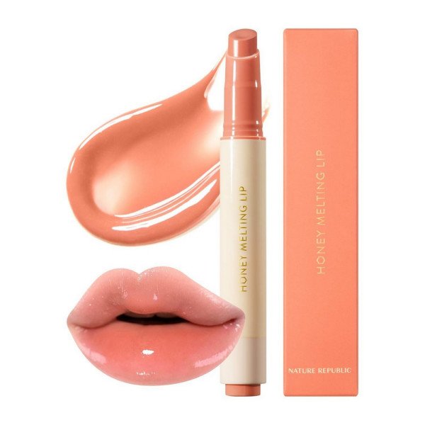 Nature Republic - Honey melting lip 01 Apricot