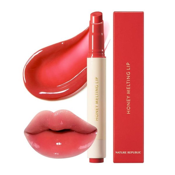 Nature Republic - Honey melting lip 04 Pomegranate
