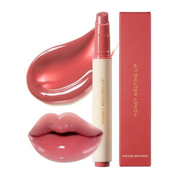 Nature Republic - Honey melting lip 07 Lychee