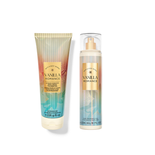 Bath & body works - Duo crème + brume Vanilla Romance