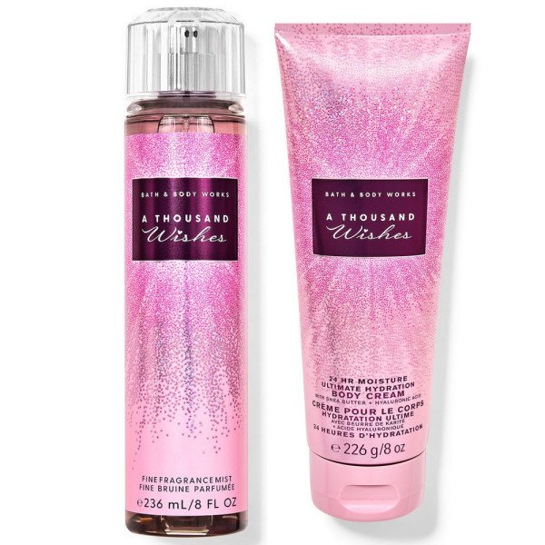 Bath & body works - Duo crème + brume A thousand wishes