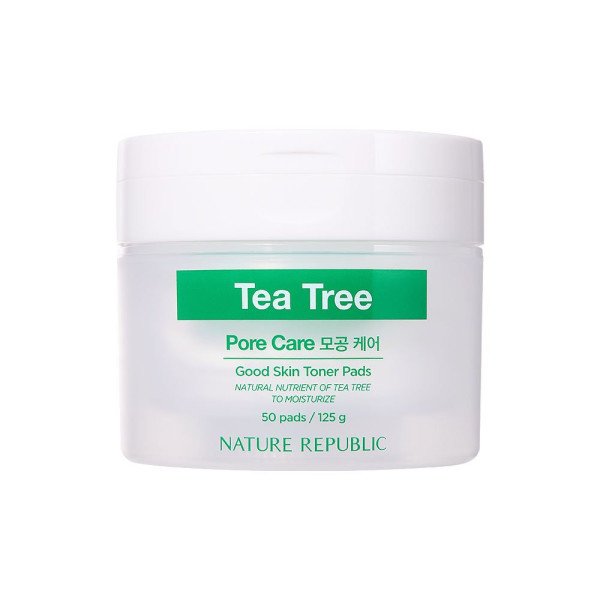 Nature Republic-GOOD SKIN TEA TREE AMPOULE TONER PADS
