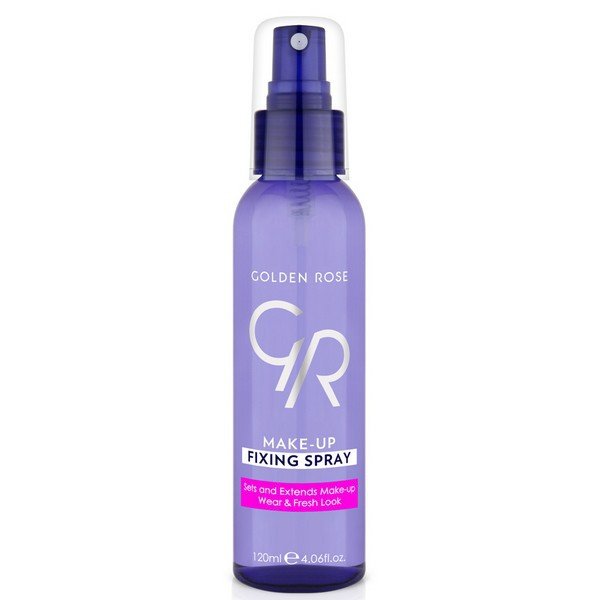 Golden rose make-up fixing spray