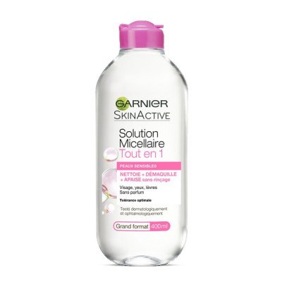 Garnier - Solution micellaire tout en un peaux sensibles 400 ml Garnier - Solution micellaire tout en un peaux sensibles 400 ml